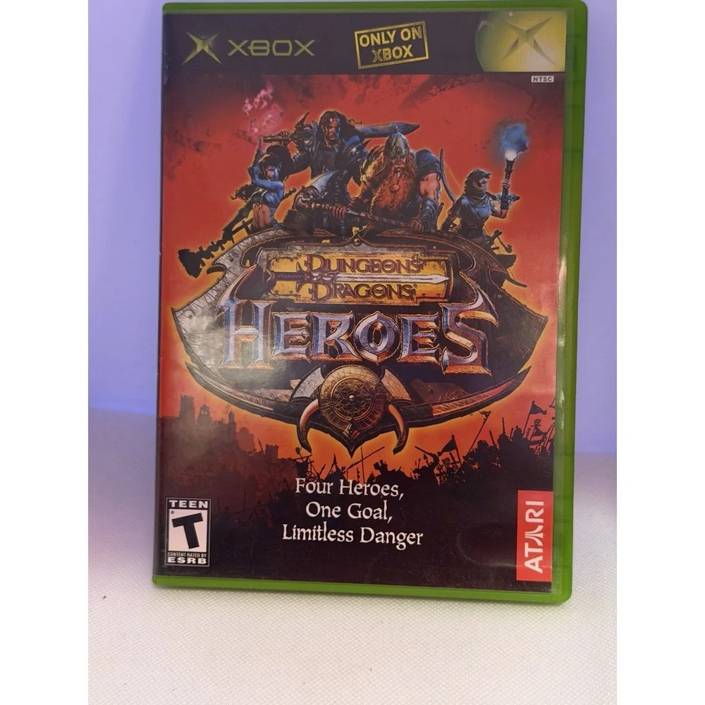 Dungeons & Dragons Heroes (Microsoft Xbox, 2003) CIB Complete W/ Manual - CLEAN